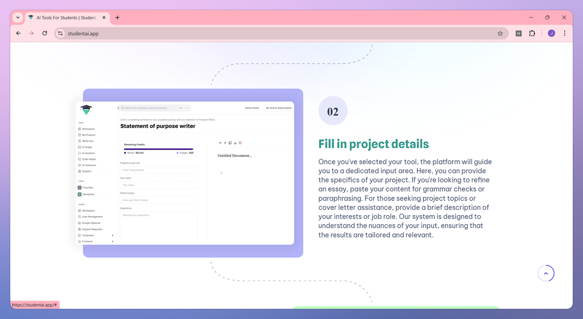 Student AI screenshot #3