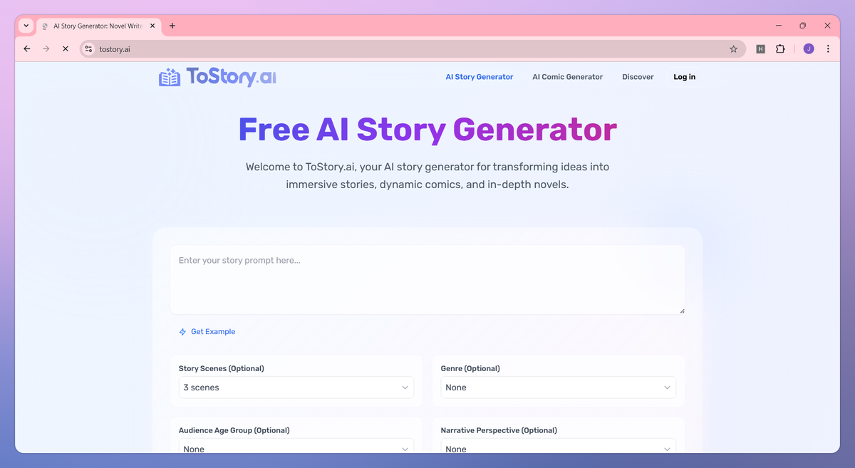 ToStory.ai screenshot #1