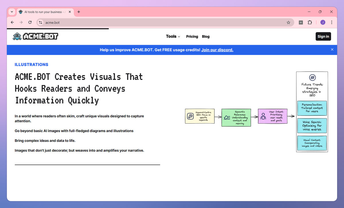 Acme Bot screenshot #3