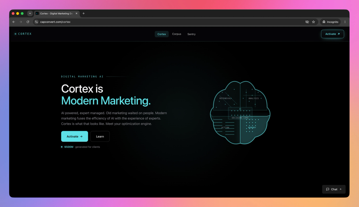Cortex screenshot #1