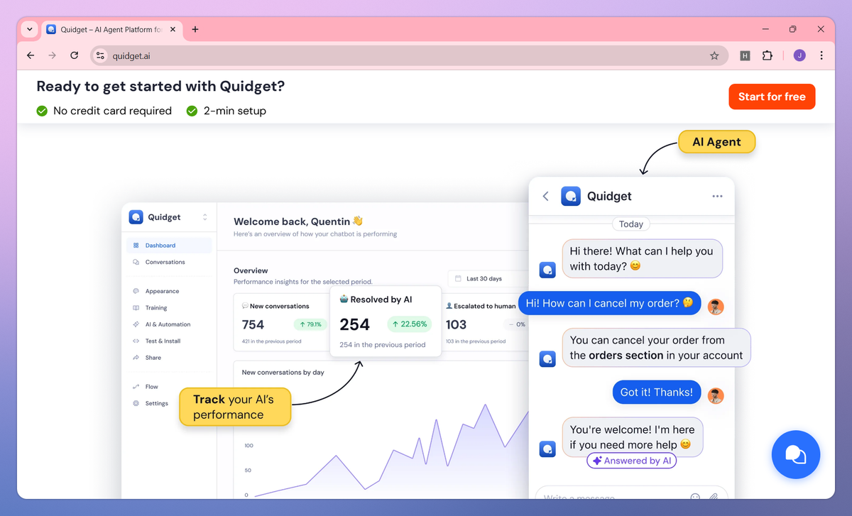 Quidget screenshot #2