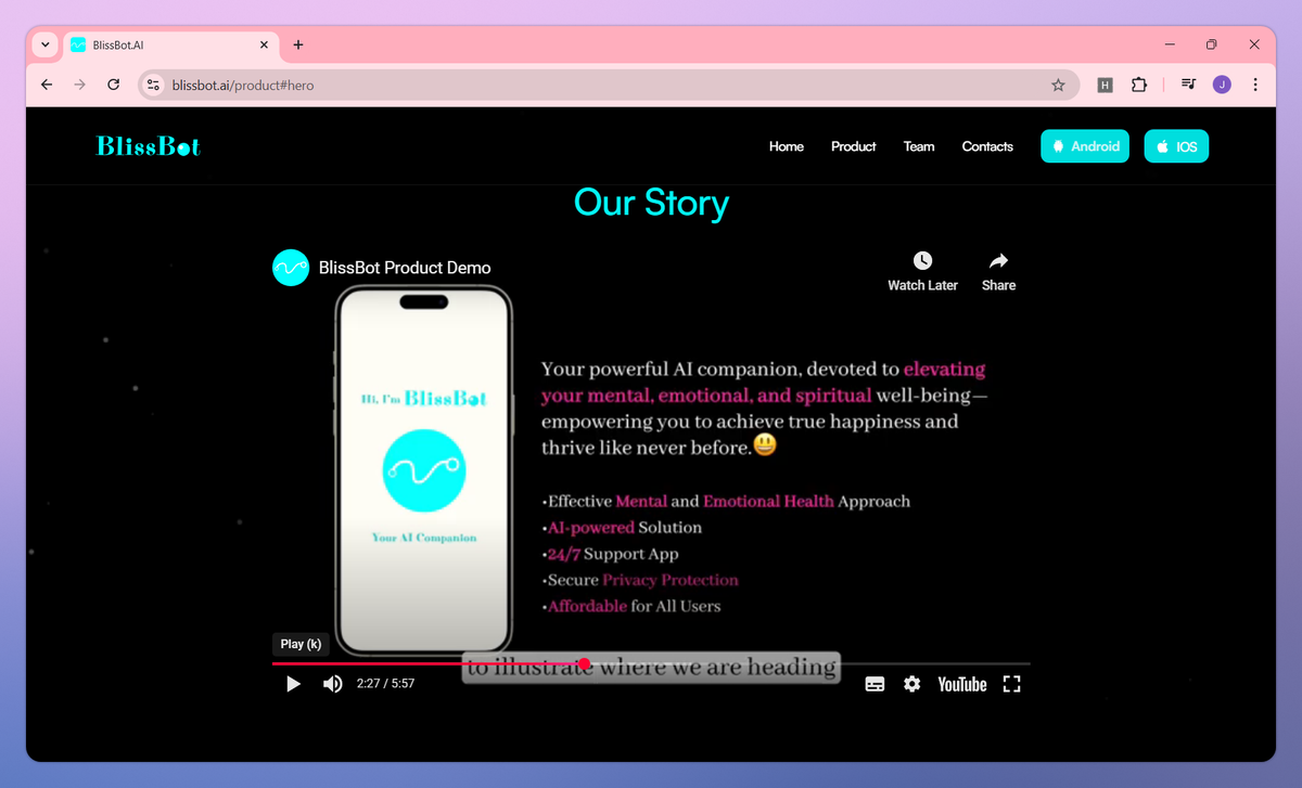 BlissBot.AI screenshot #3