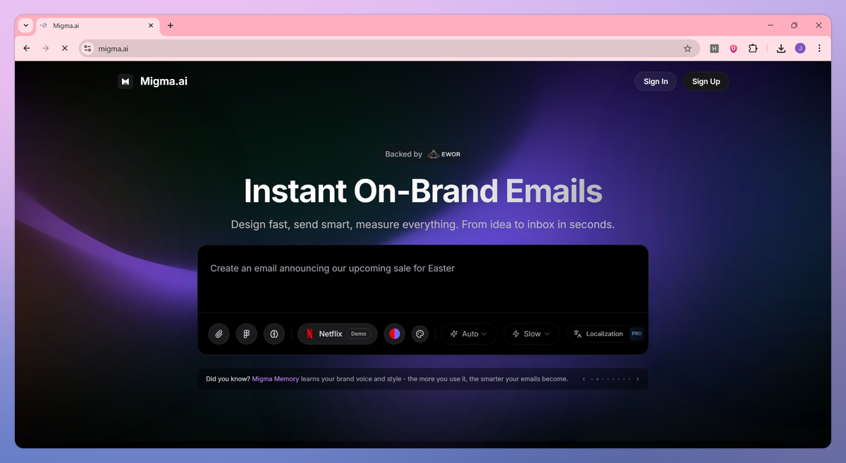 Migma.ai screenshot #1