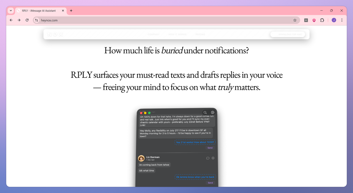 RPLY screenshot #3