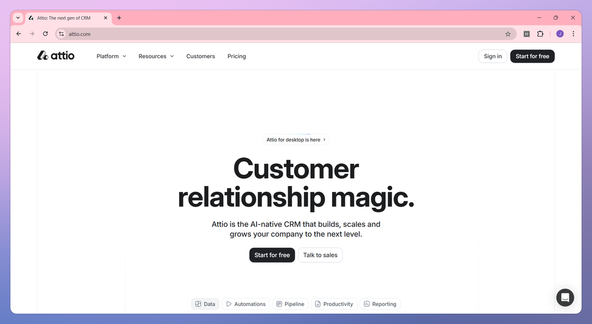 Attio screenshot #1