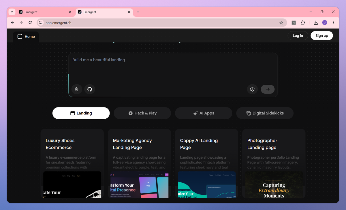 Emergent screenshot #3