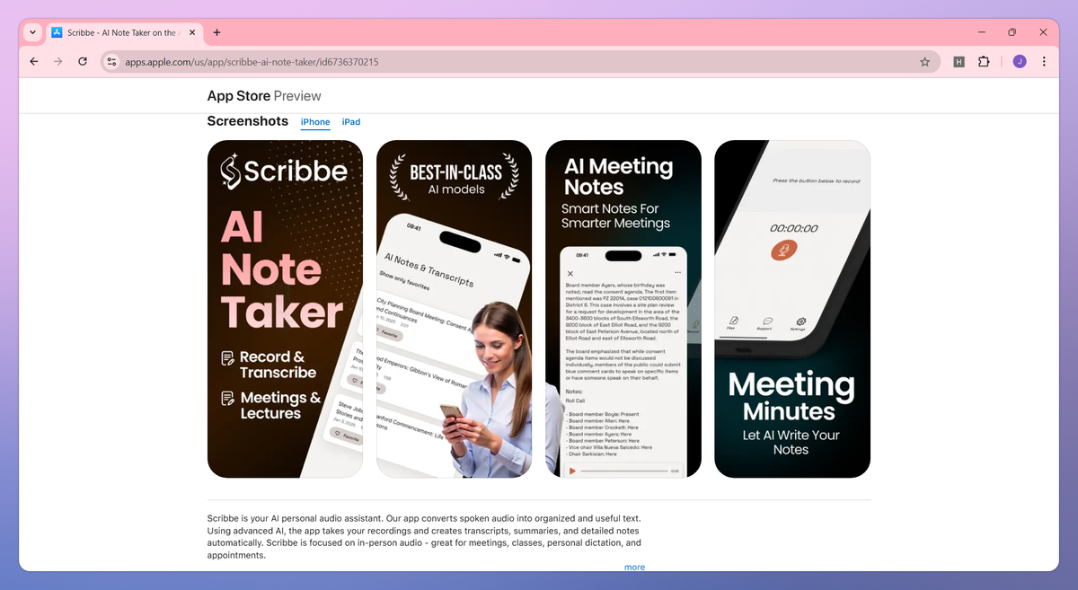 Scribbe screenshot #2