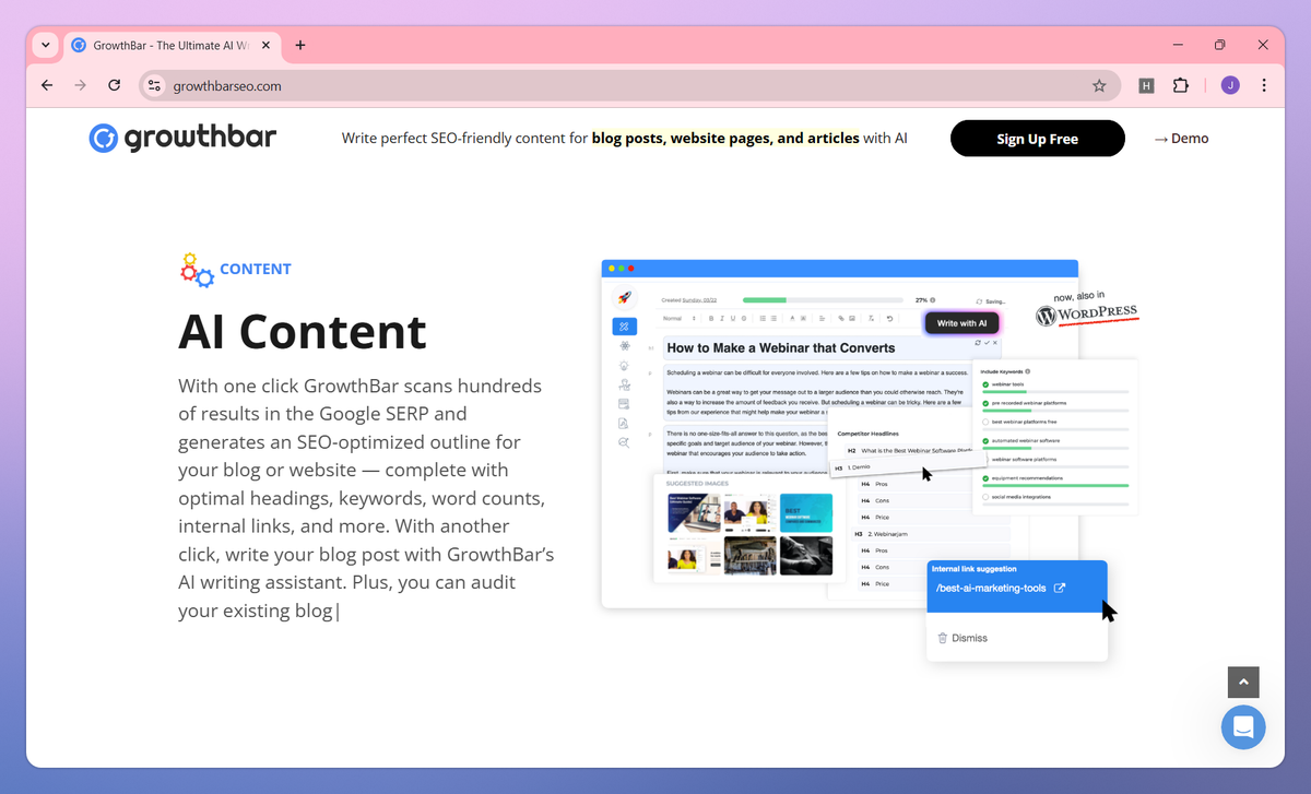 GrowthBar screenshot #3