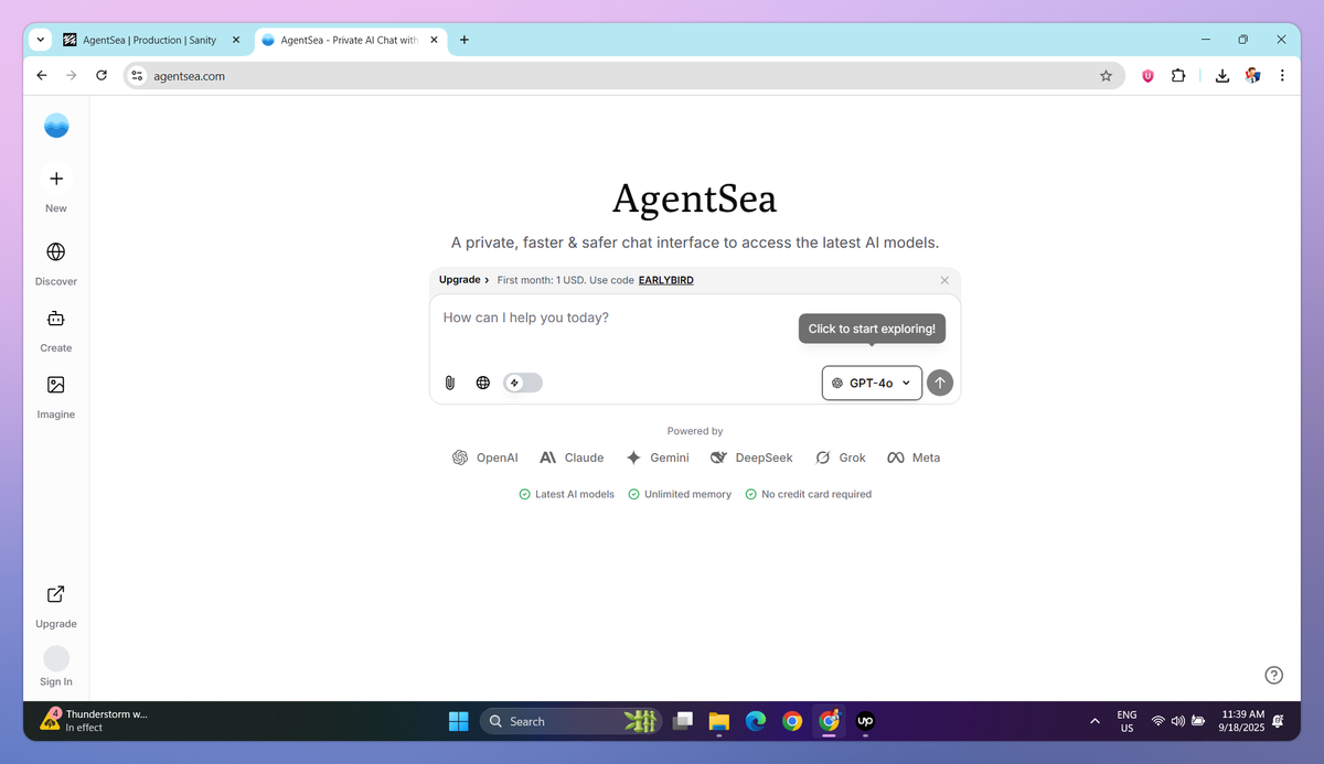 AgentSea screenshot