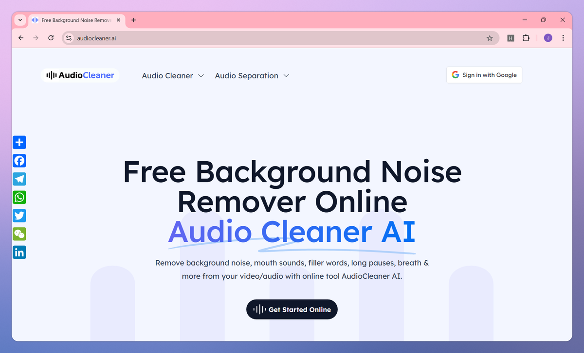 Audio Cleaner AI screenshot #1