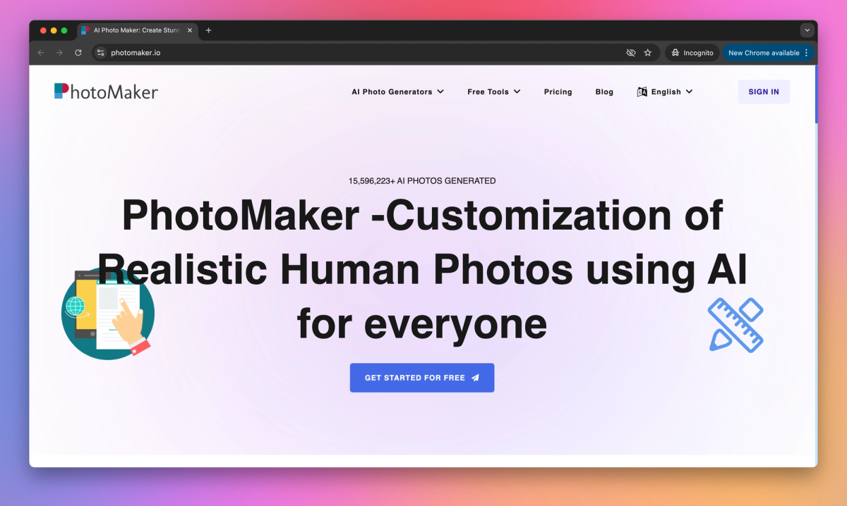 PhotoMaker screenshot #1