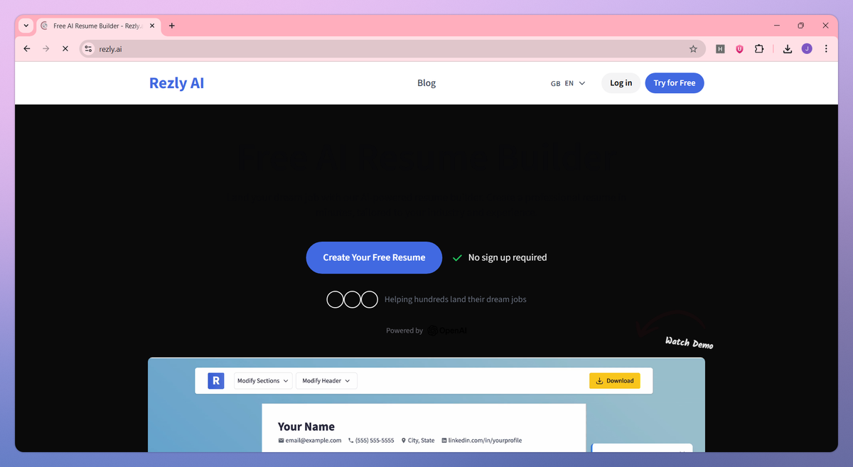 Rezly.ai screenshot #1