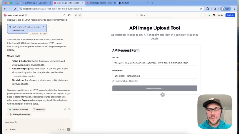 Connecting lovable to n8n
