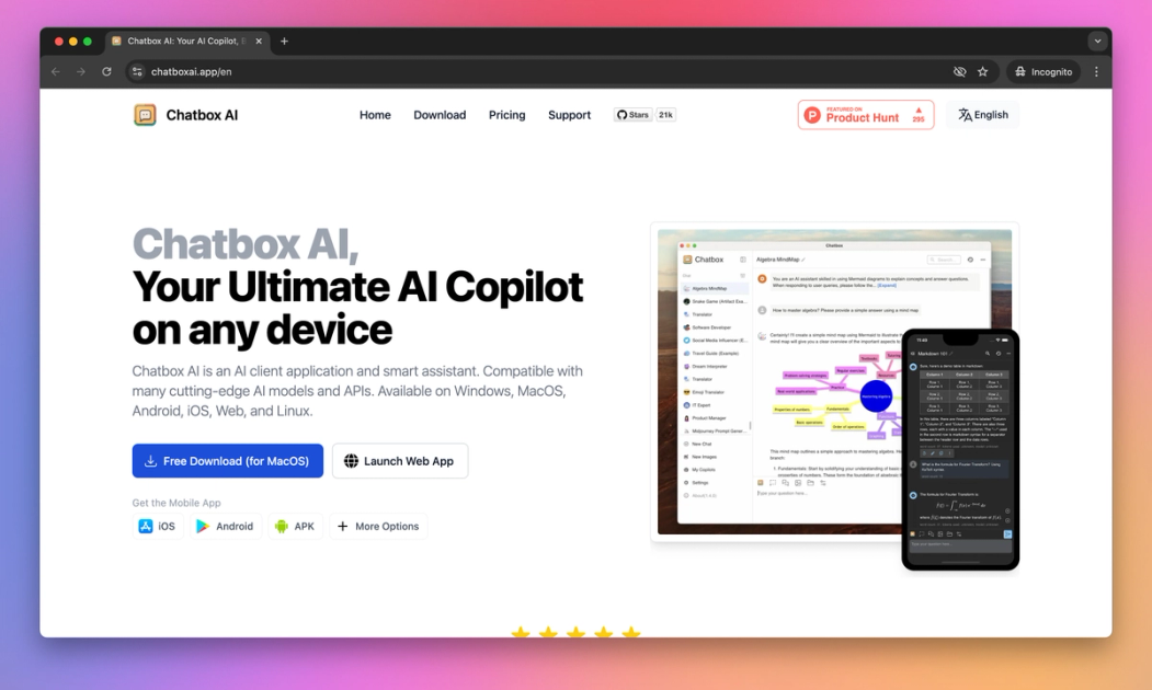 Software Chat Box Chatbox AI Features, Pricing, and Alternatives | AI Tools