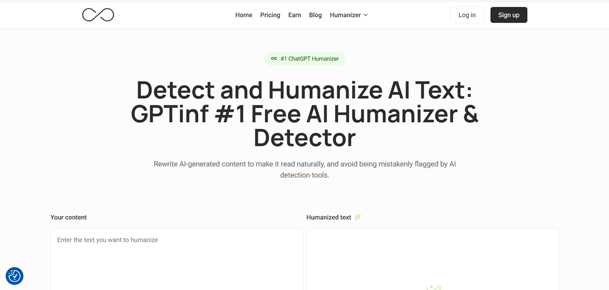 GPTinf screenshot #1