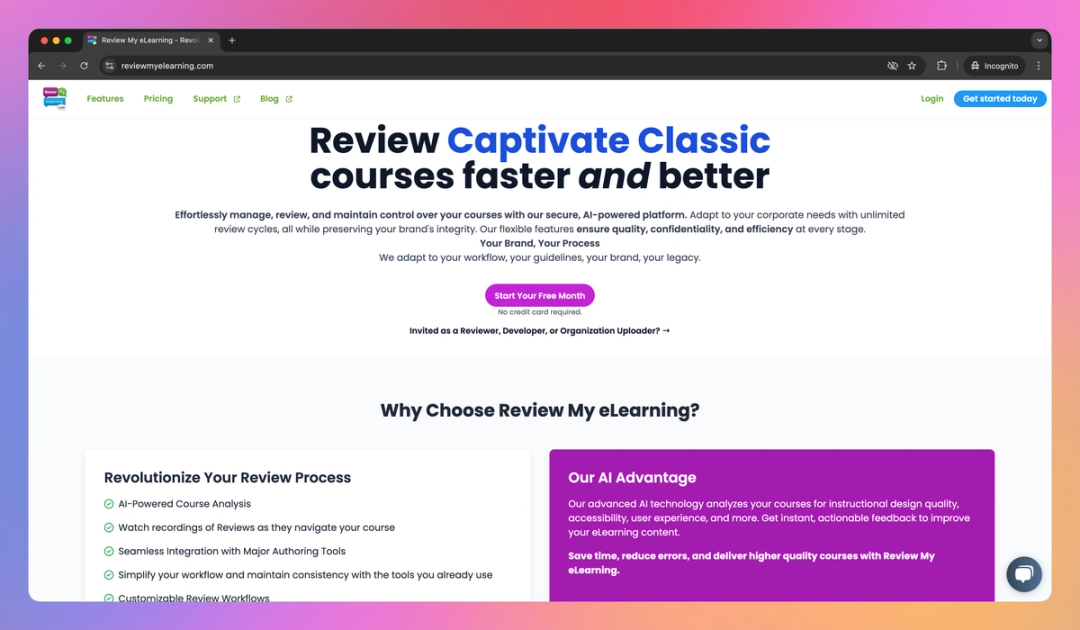 Review My eLearning Features, Pricing, and Alternatives | AI Tools