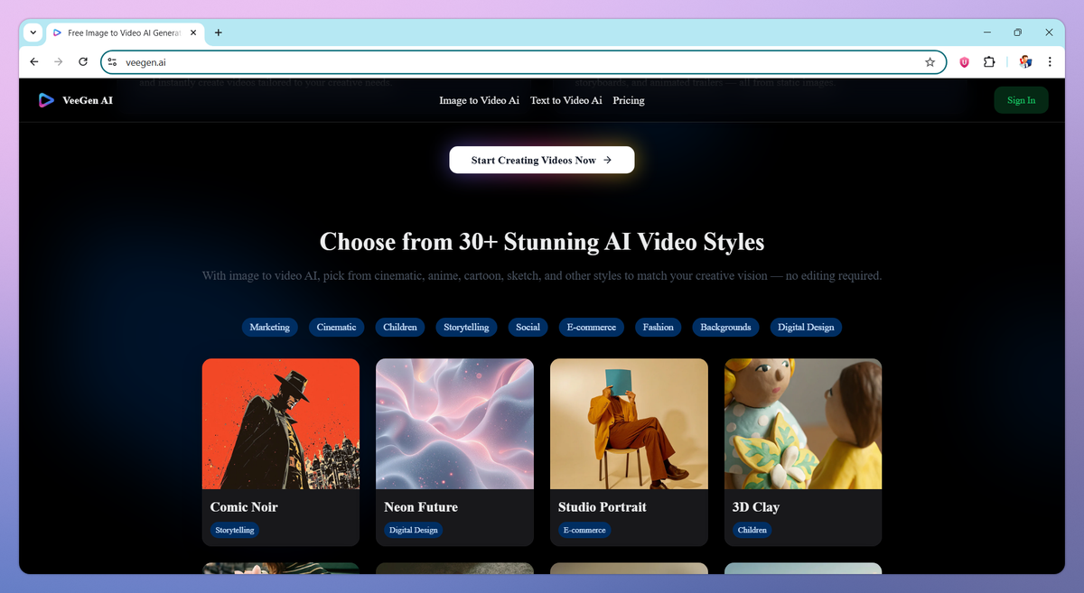 VeeGen screenshot #3