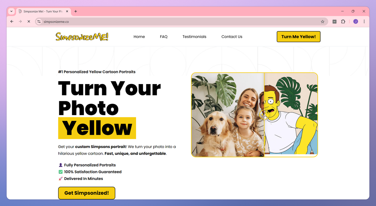 Simpsonize Me screenshot #1