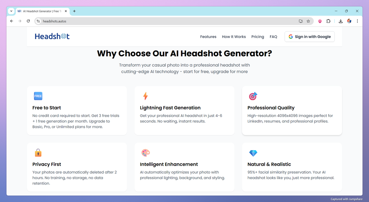 AI Headshot Generator screenshot #2