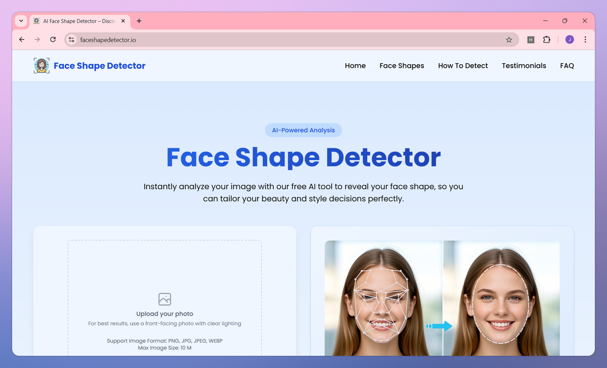 Face Shape Detector screenshot #1