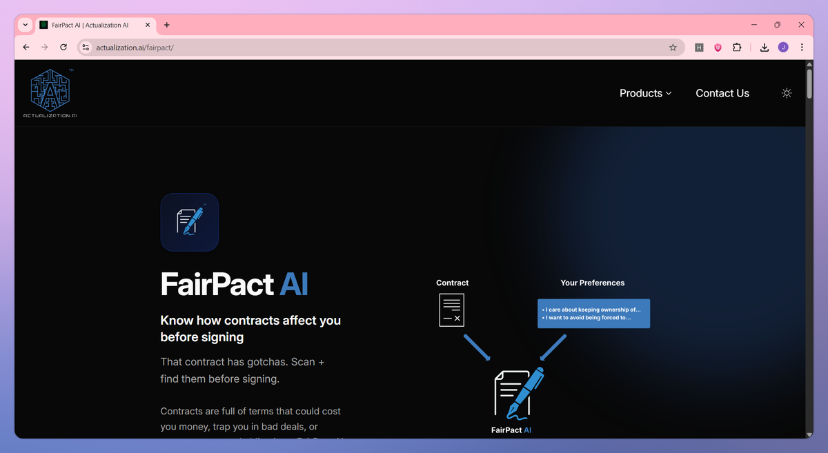 FairPact AI screenshot #1