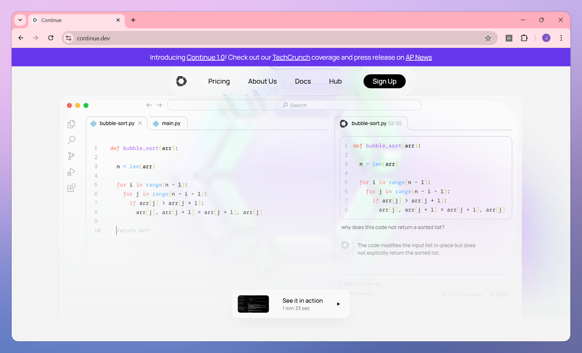 Continue screenshot #2