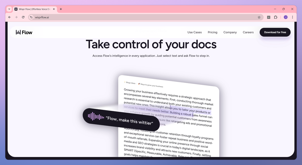 Wispr Flow screenshot #3
