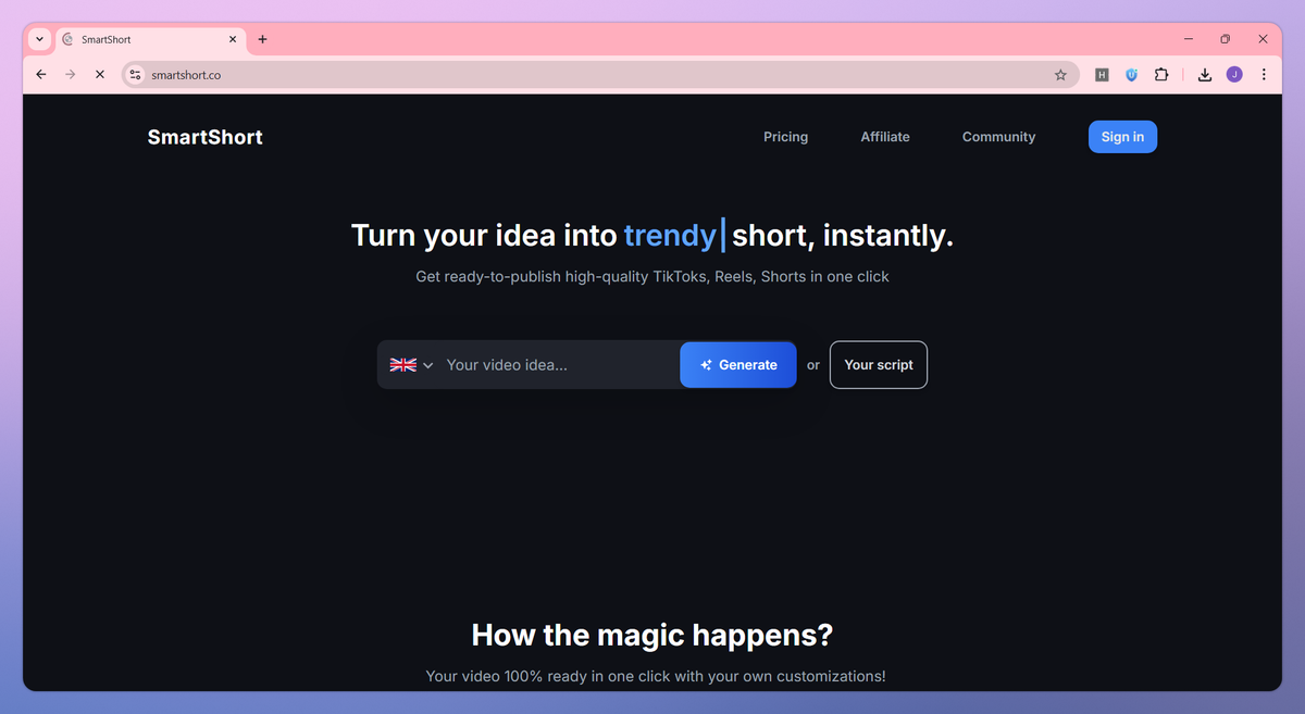 SmartShort screenshot #1