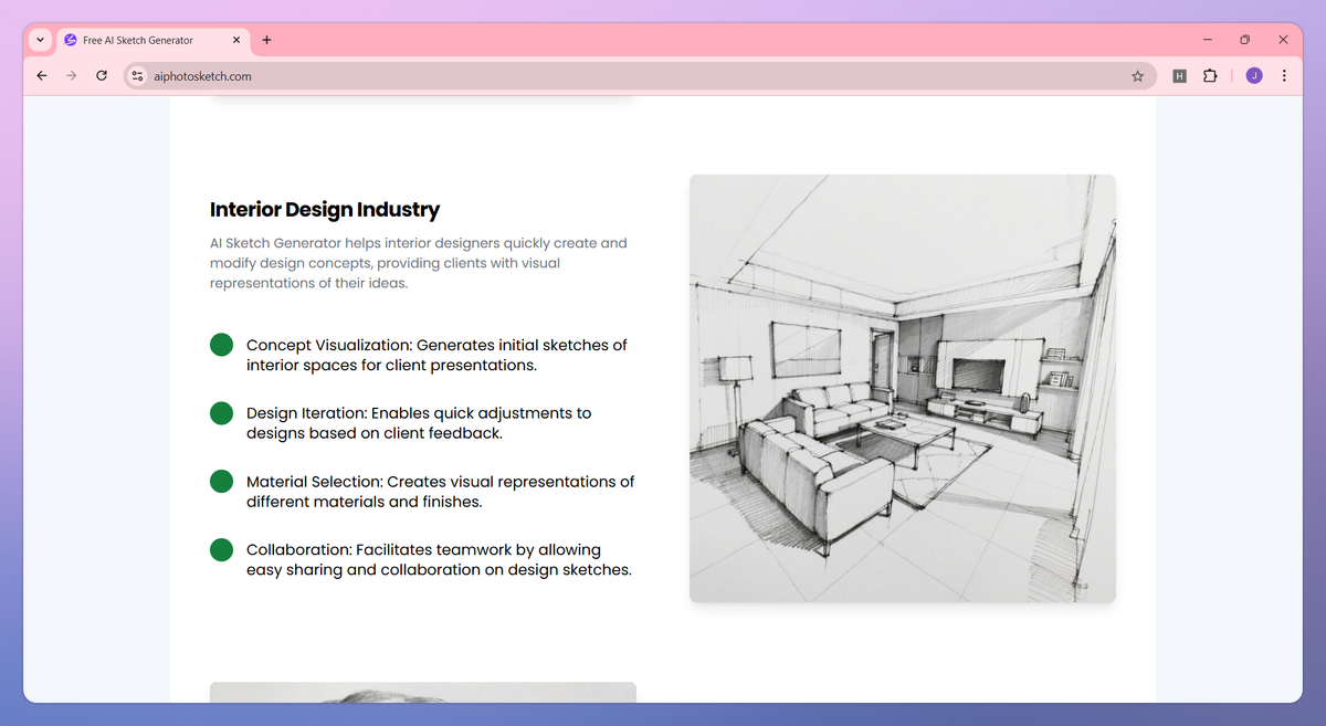 Free AI Sketch Generator screenshot #3