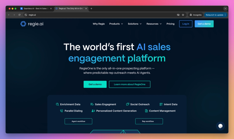 Regie AI product screenshot