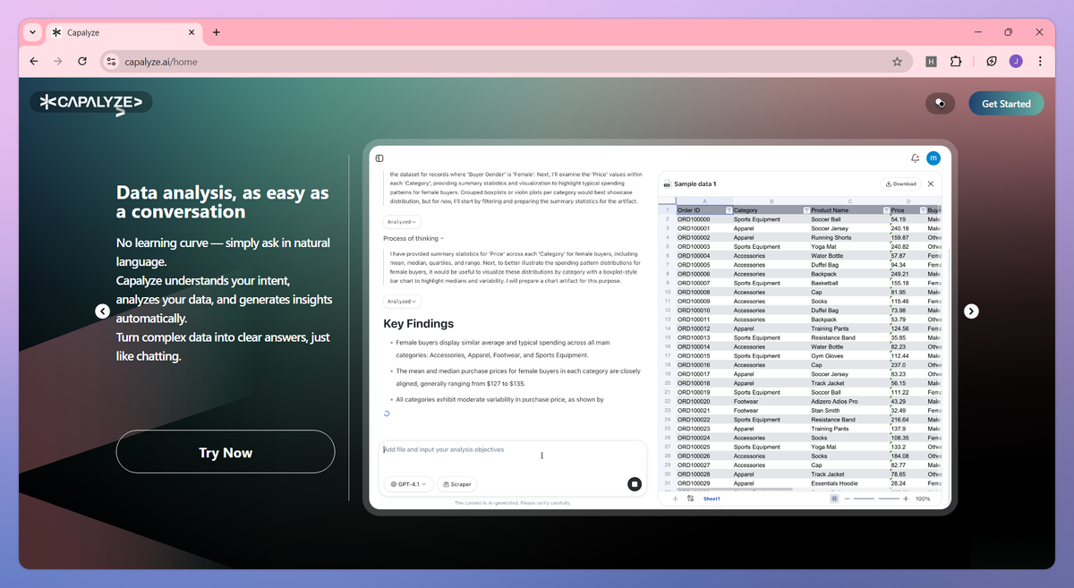 Capalyze screenshot #3