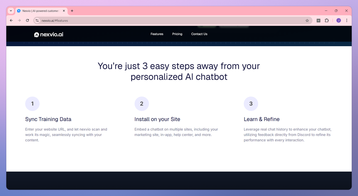 Nexvio screenshot #2