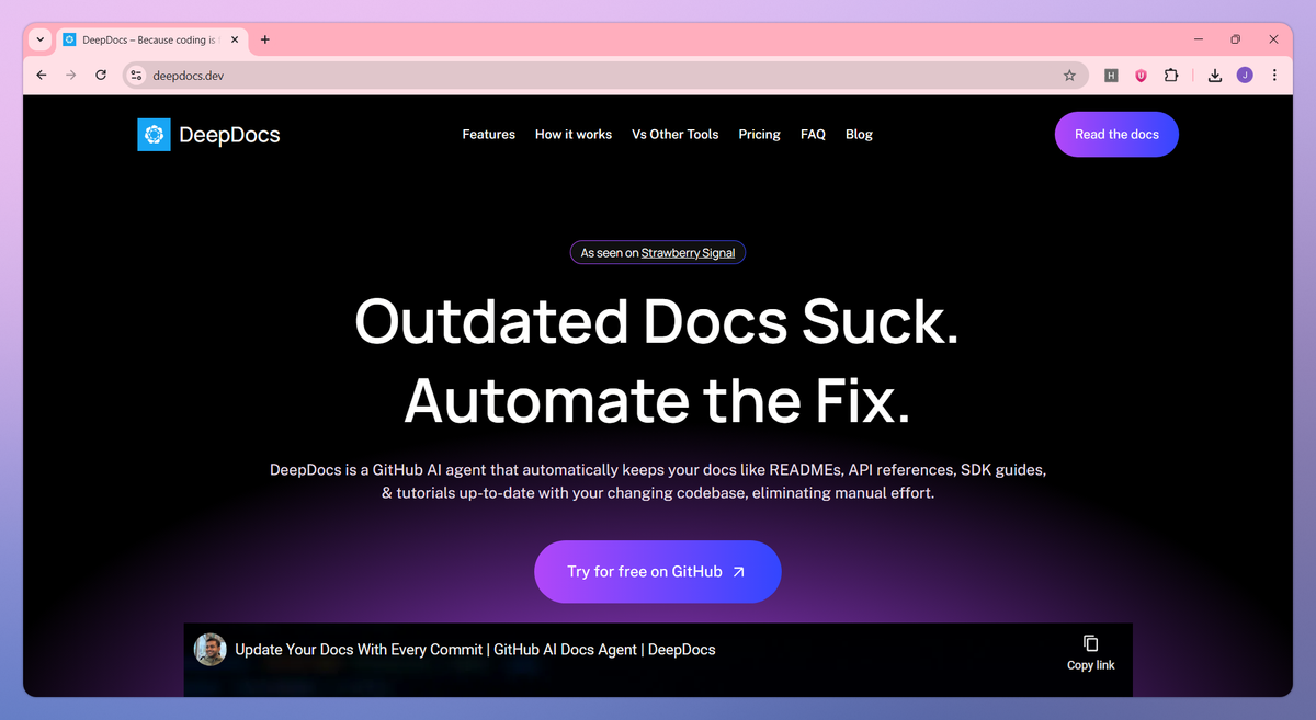 DeepDocs screenshot #1
