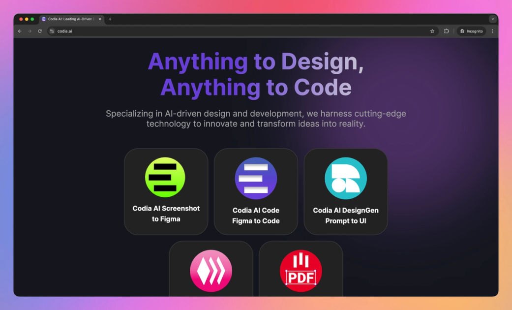 Codia Fit Codia AI Features, Pricing, and Alternatives | AI Tools