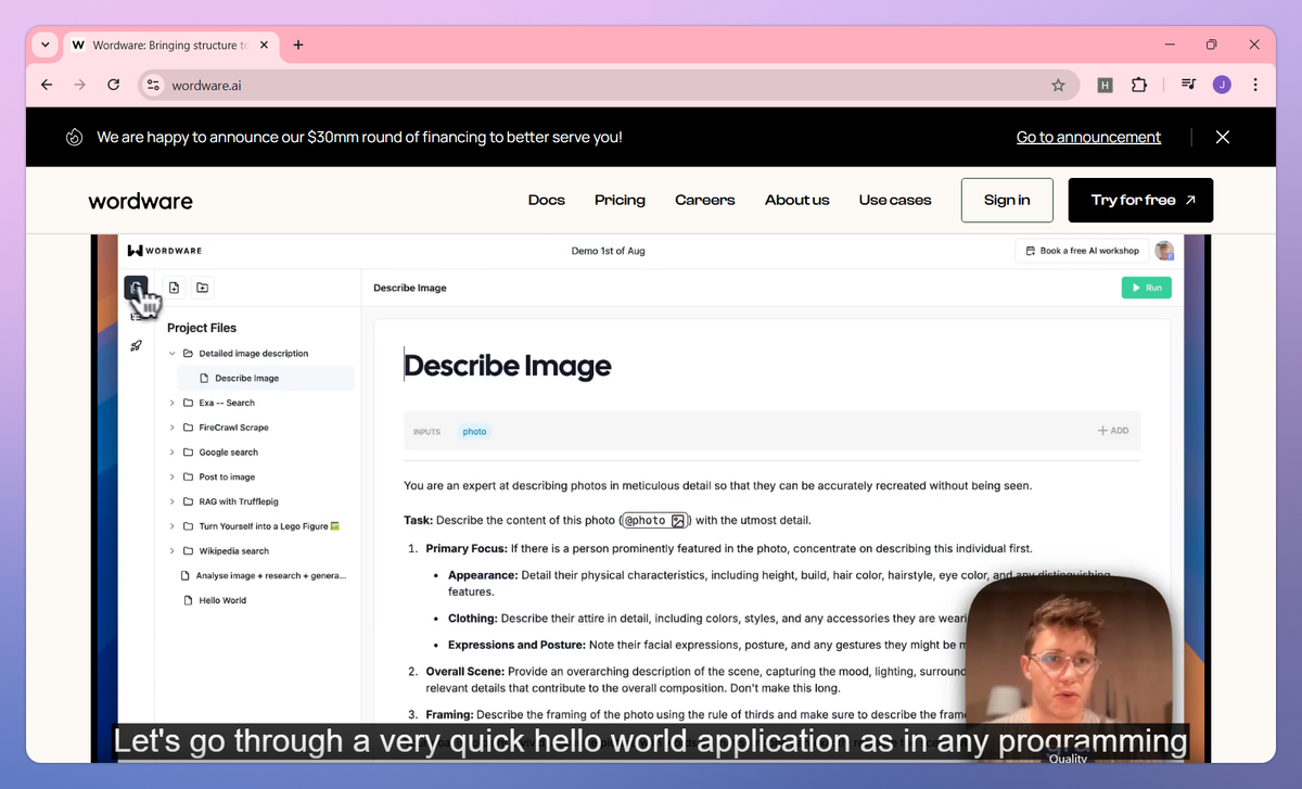 Wordware screenshot #2