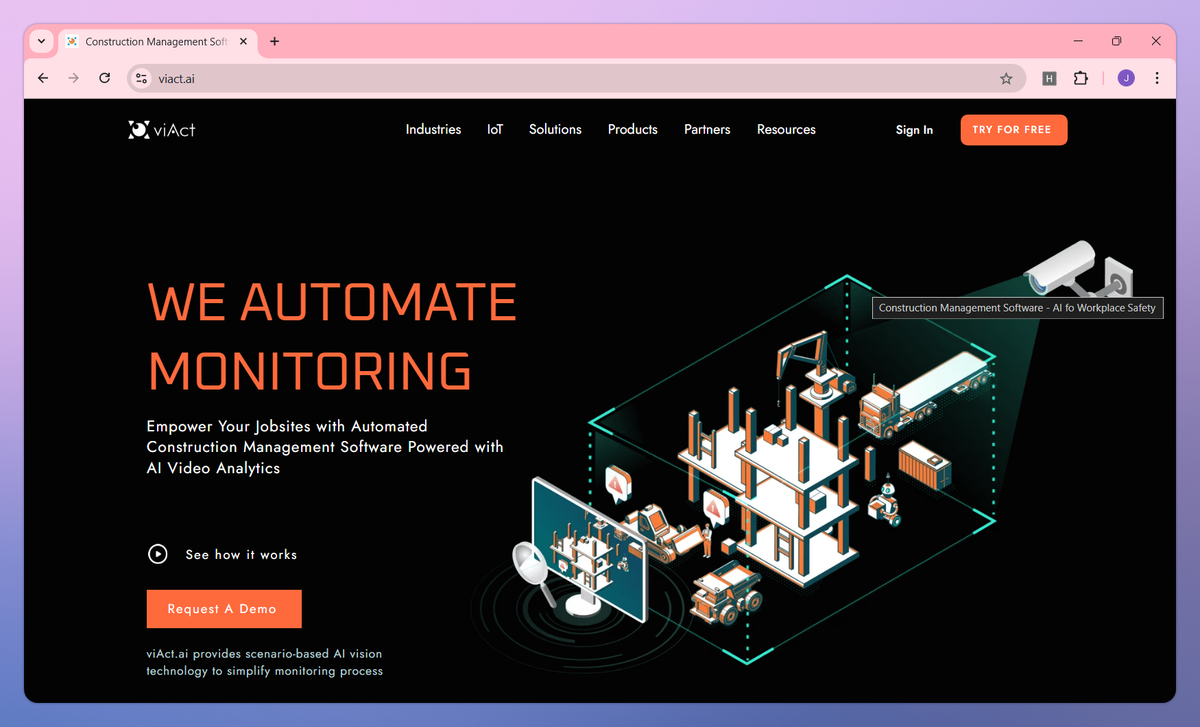 viAct screenshot #1