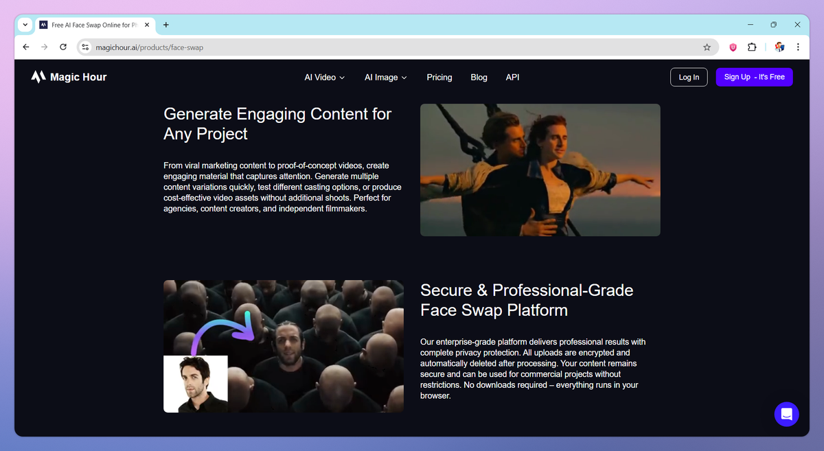 Magic Hour Face Swap screenshot #3