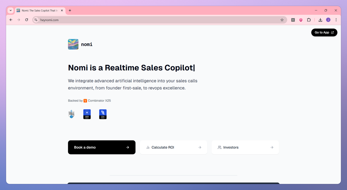 Nomi screenshot #1