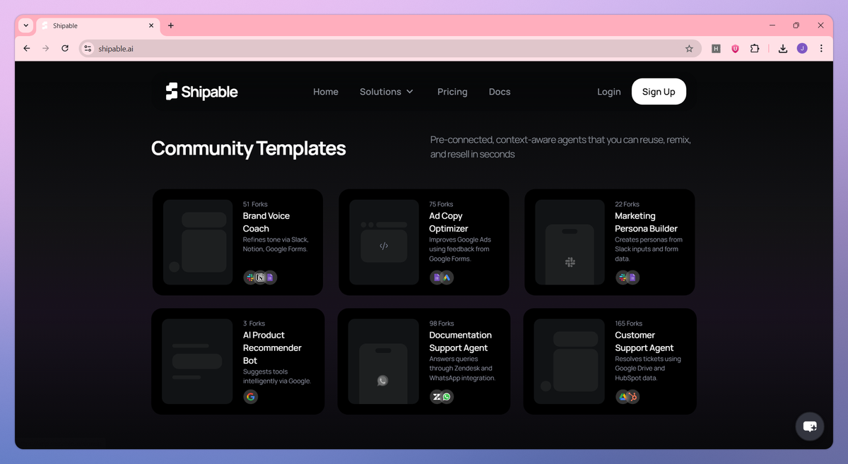 Shipable screenshot #2