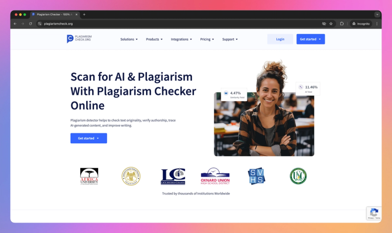 Plagiarism Checker product screenshot