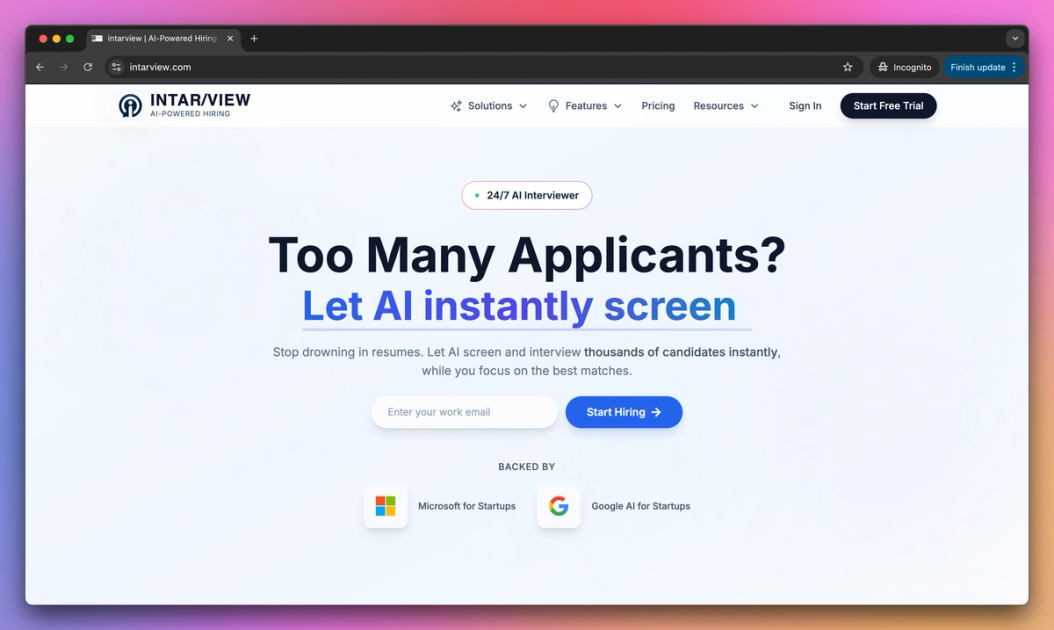 Inter View Screen intarview Features, Pricing, and Alternatives | AI Tools