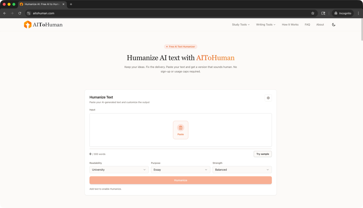 AIToHuman screenshot #1