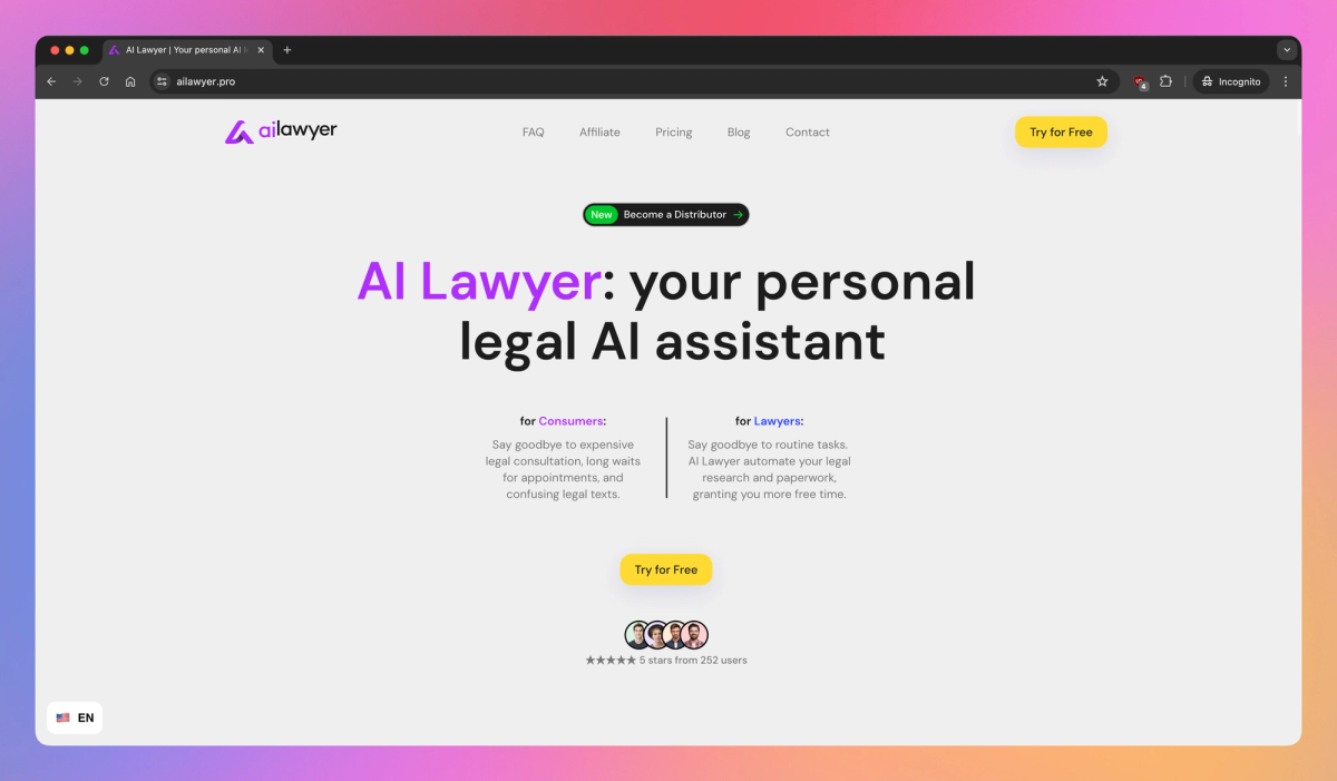 AI Lawyer screenshot #1