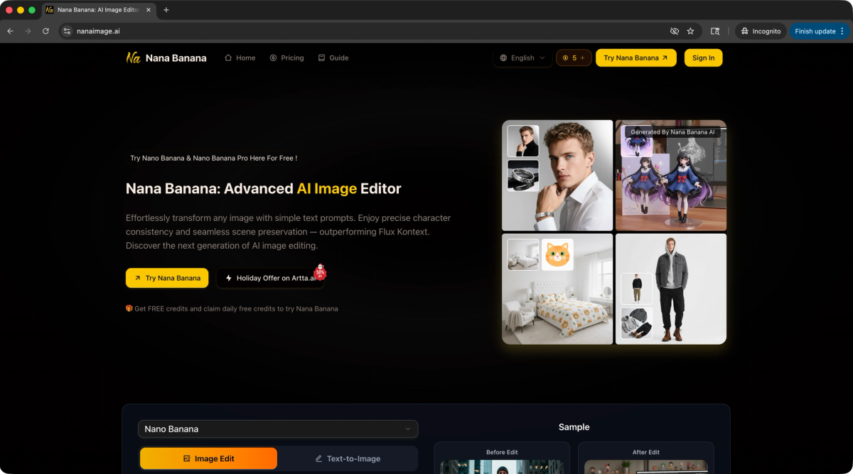 Nana Banana screenshot