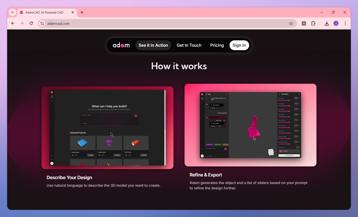 AdamCAD screenshot #3