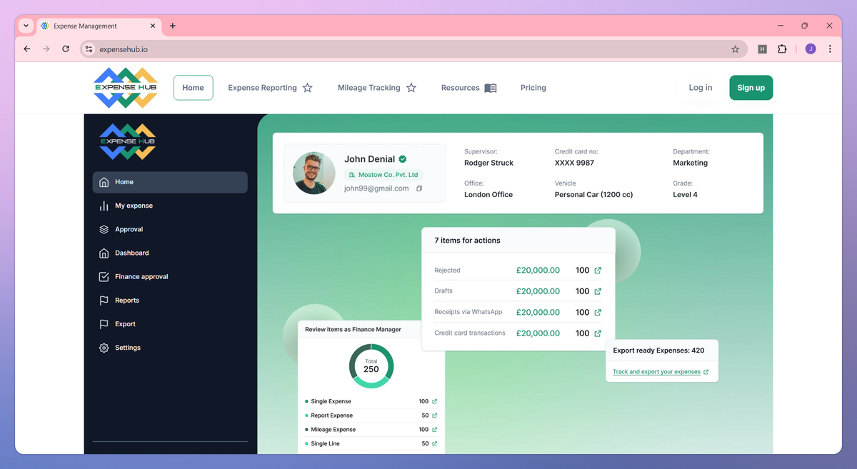 ExpenseHub screenshot #2