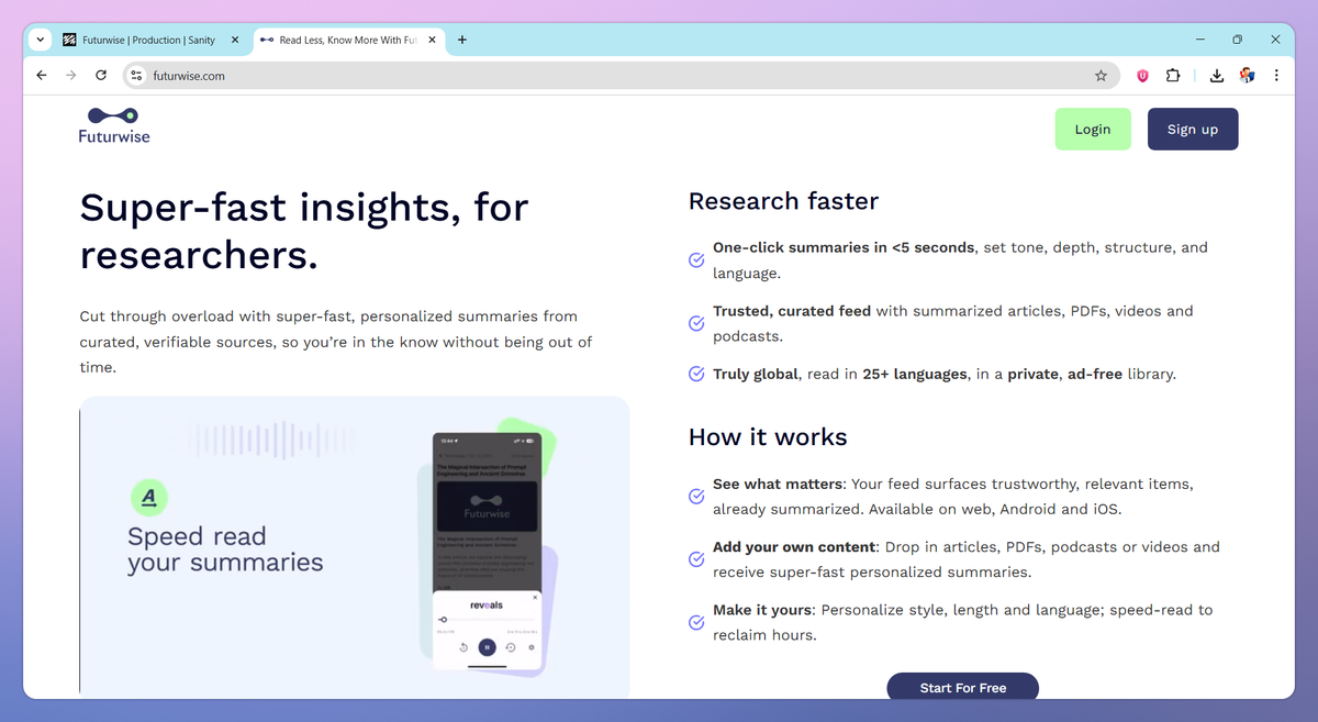 Futurwise screenshot #2