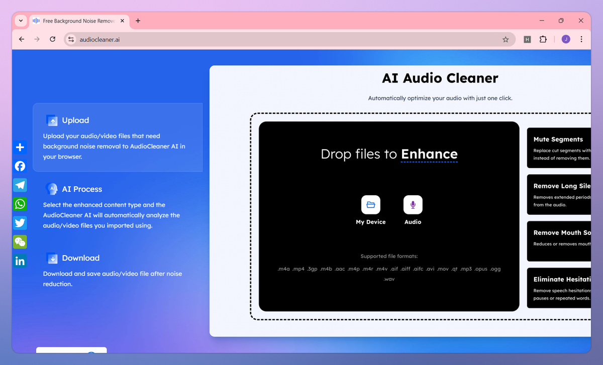 Audio Cleaner AI screenshot #3
