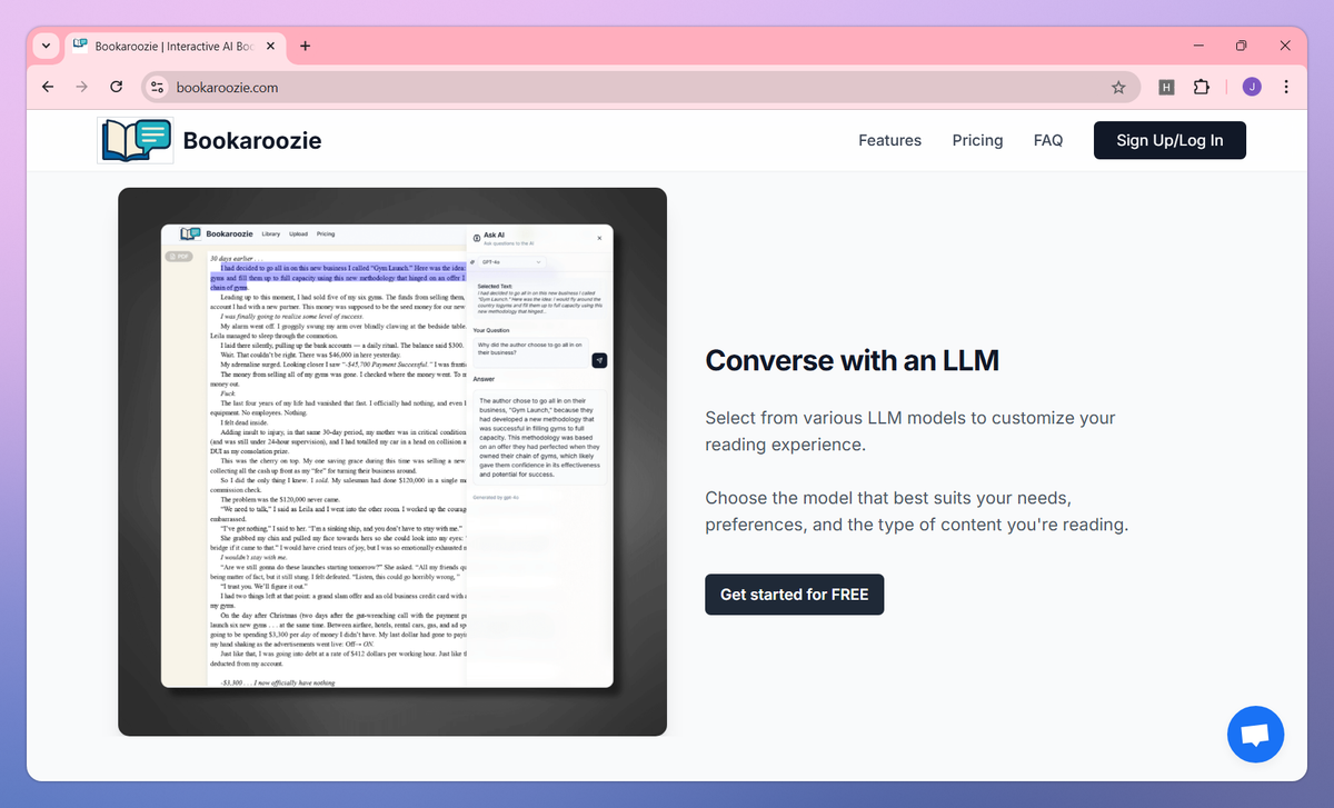 Bookaroozie screenshot #2