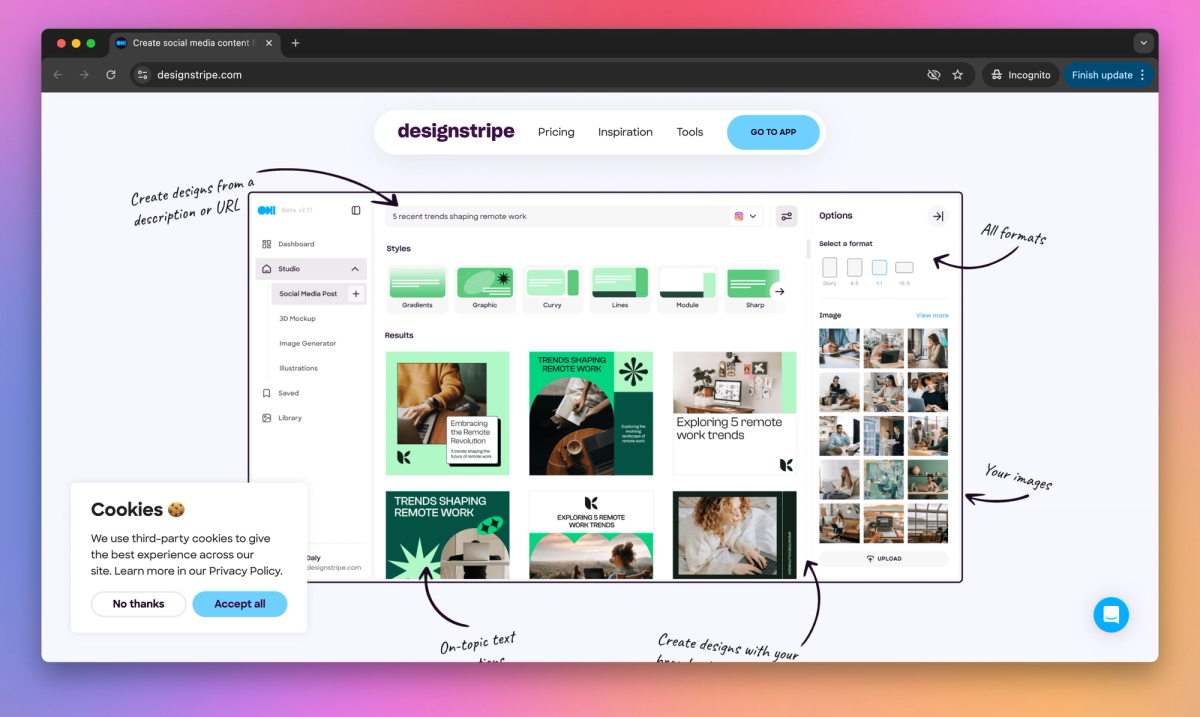 DesignStripe screenshot #2